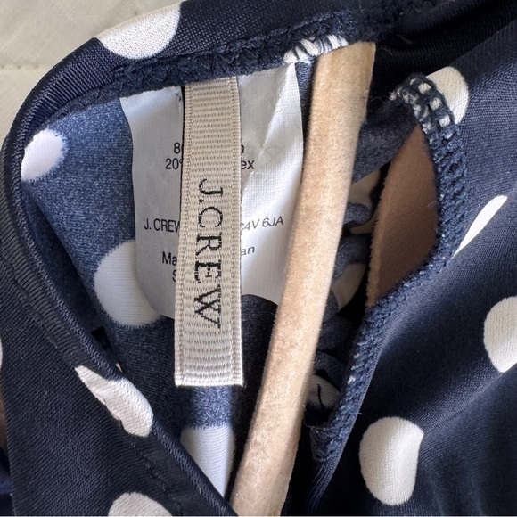 J. Crew Navy Breezy Dot Polka Bikini - Picture 8 of 8